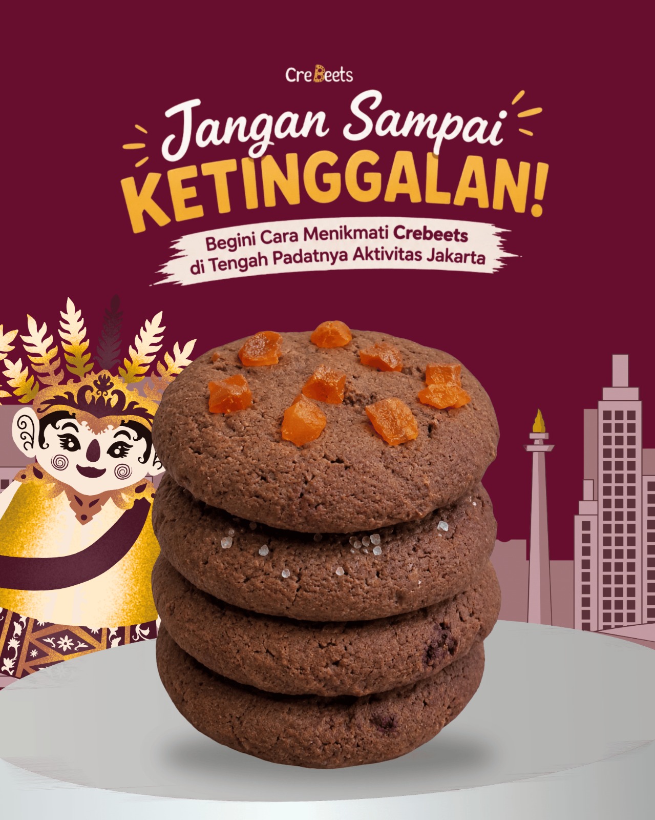 Mandatory: Cara Menyisipkan Kue Sehat Bit “Crebeets” ke dalam Jadwal Sibuk Anda di Jakarta, Indonesia